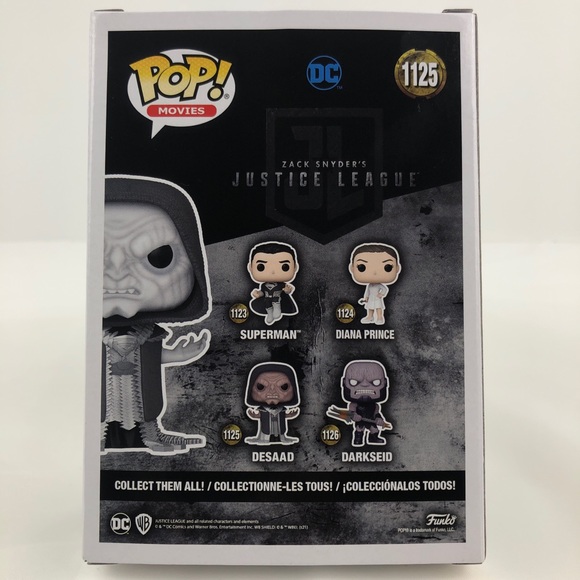 Funko Pop! #1125 Zack Snyder Justice League Metallic DESAAD DC Shop LE 4500 - Picture 4 of 6